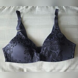 Soma Lavender Lace-Print Bra